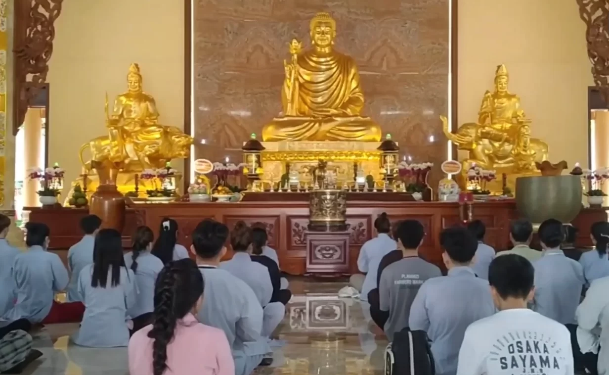 Khóa tu ”Một Ngày An Lạc” tại Thiền Viện Trúc Lâm An Giang 2023